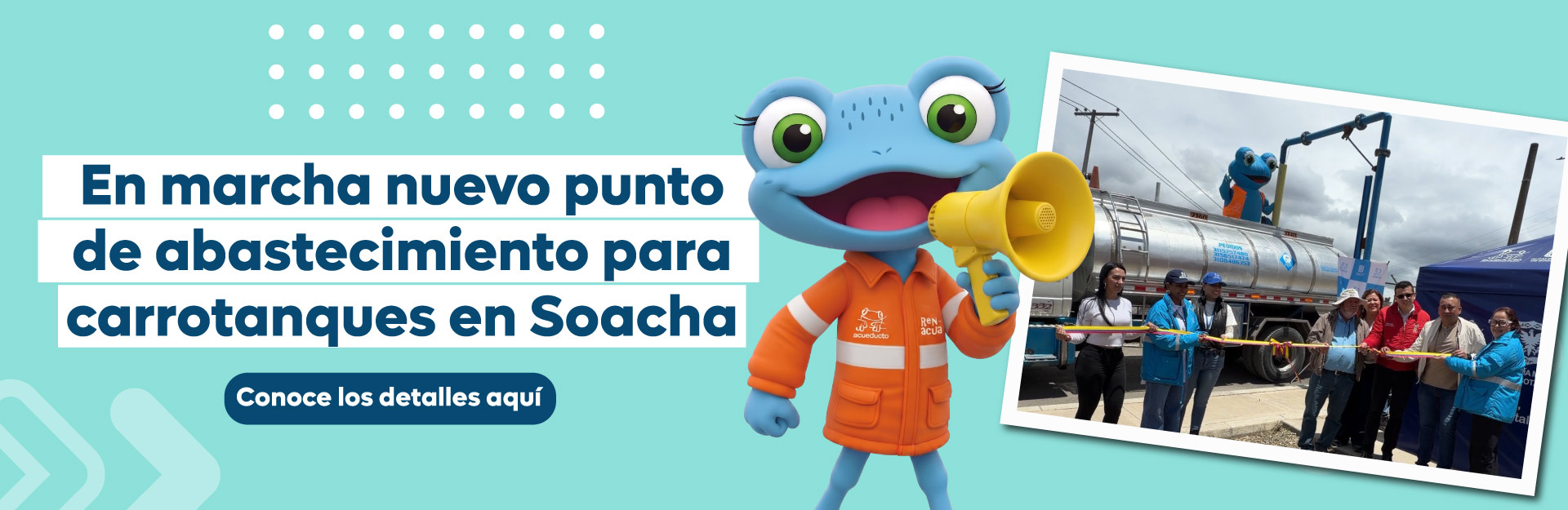 EAAB puso en marcha nuevo punto de abastecimiento para carrotanques en Soacha