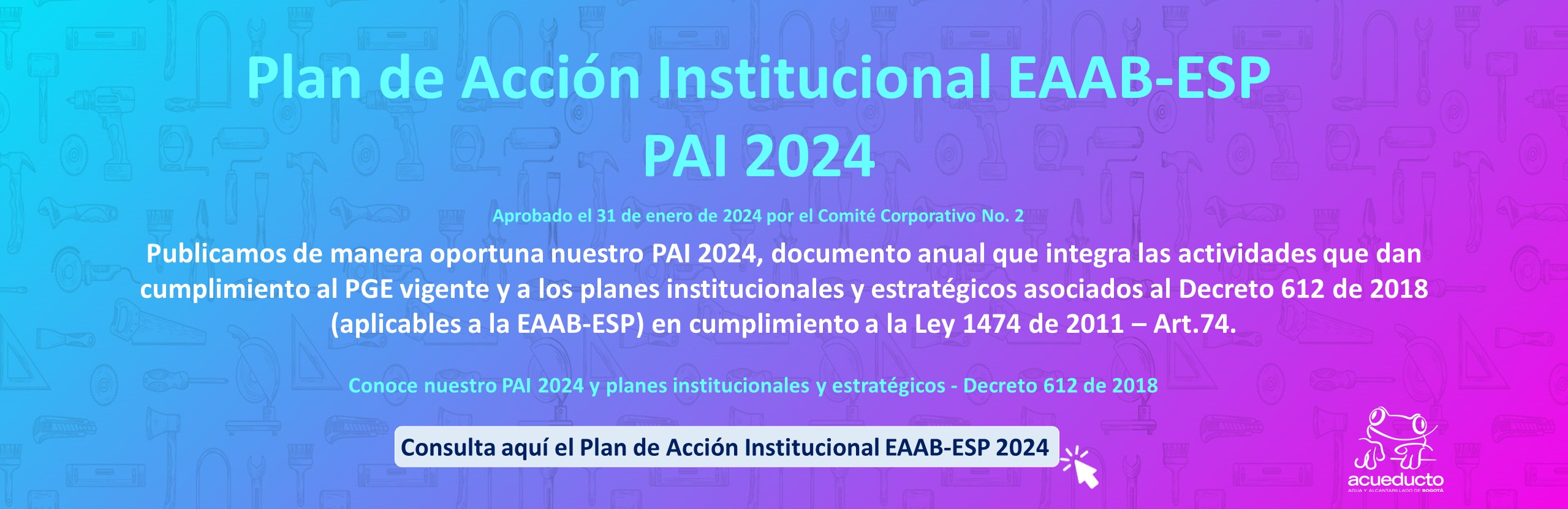 Plan de Acción Institucional EAAB -ESP PAI 2024