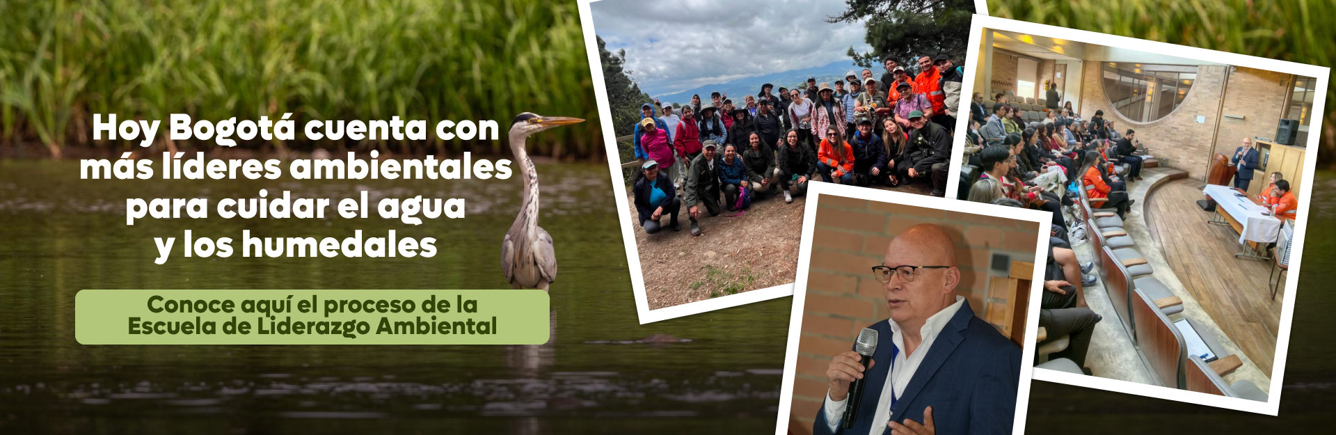 Hoy Bogotá cuenta con más líderes ambientales para cuidar el agua y los humedales
