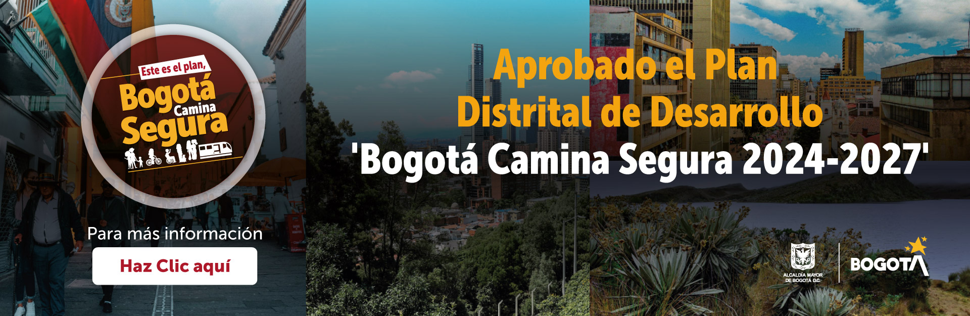 Aprobado el Plan Distrital de Desarrollo Bogotá Camina Segura 2024 - 2027